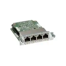 Cisco Gigabit EtherSwitch EHWIC - Commutateur - Géré - 4 x 10 - 100 - 1000 (PoE) - Module enfichabl... (EHWIC-4ESG-P-RF)_1